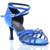 Chaussures de danse Label Latin"On 2" bleu royal