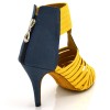 Chaussures de danse Label Latin "Oxana" simili cuir jaune