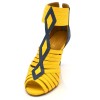 Chaussures de danse Label Latin "Oxana" simili cuir jaune