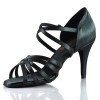 Chaussures de danse Label Latin "Philipa" satin noir