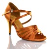 Chaussures de danse Label Latin "Rosita" satin tan