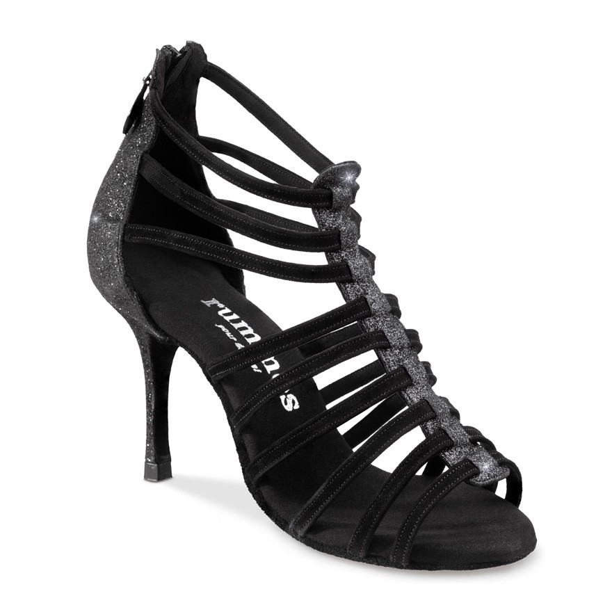 Chaussures de danse Rummos "Stephania" nubuck noir